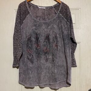 Maurices  Graphic 3/4 Sleeve Tunic‎